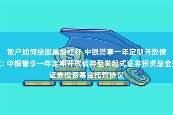 散户如何给股票加杠杆 中银誉享一年定期开放债券发起式: 中银誉享一年定期开放债券型发起式证券投资基金托管协议