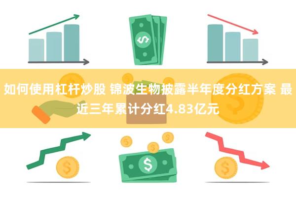 如何使用杠杆炒股 锦波生物披露半年度分红方案 最近三年累计分红4.83亿元