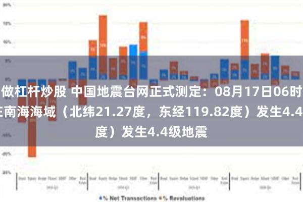 做杠杆炒股 中国地震台网正式测定：08月17日06时51分在南海海域（北纬21.27度，东经119.82度）发生4.4级地震